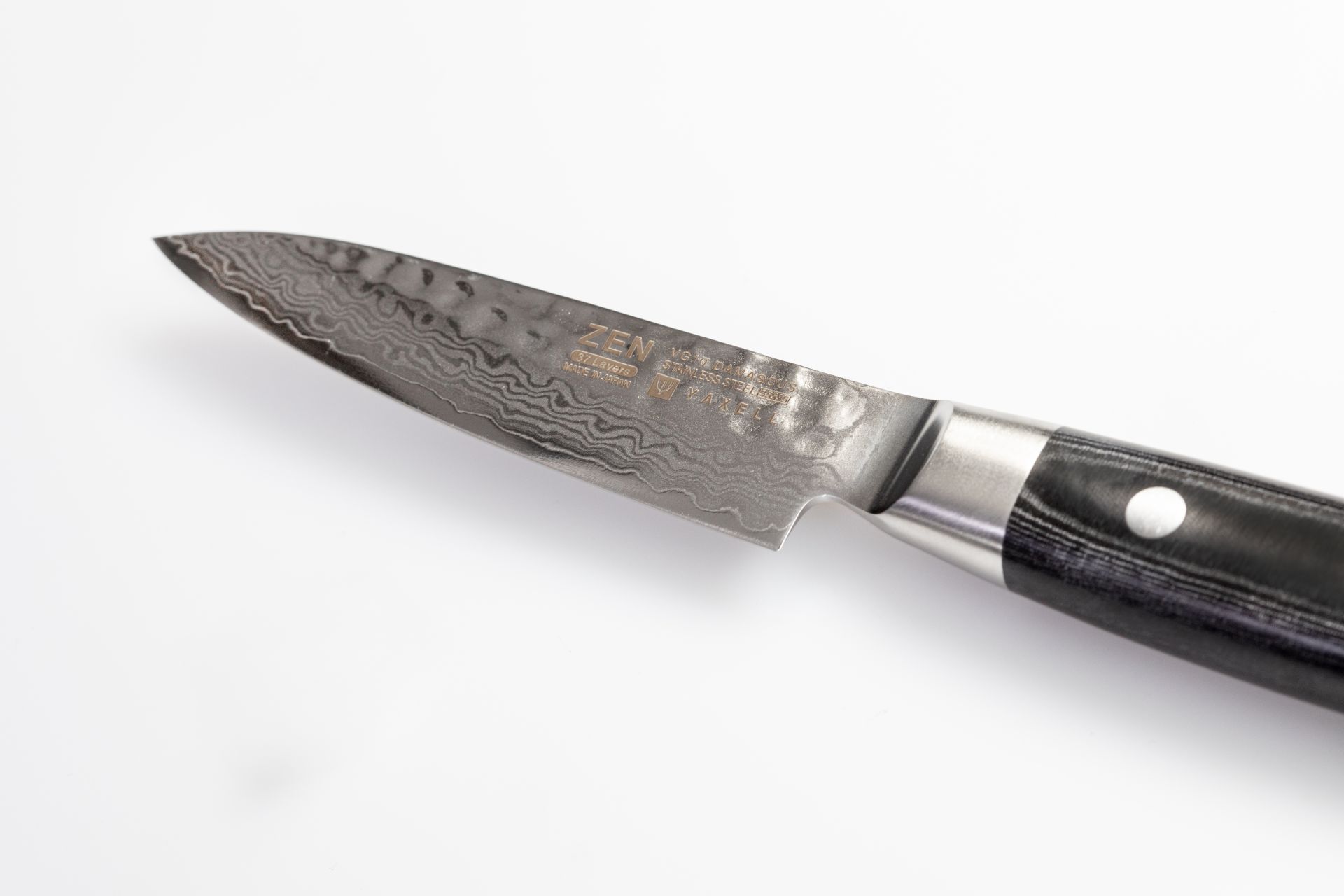 Yaxell Zen Officemesser 10 cm HP-Y-35535 mit Hammerschlag Profi Kochmesser – Bild 5