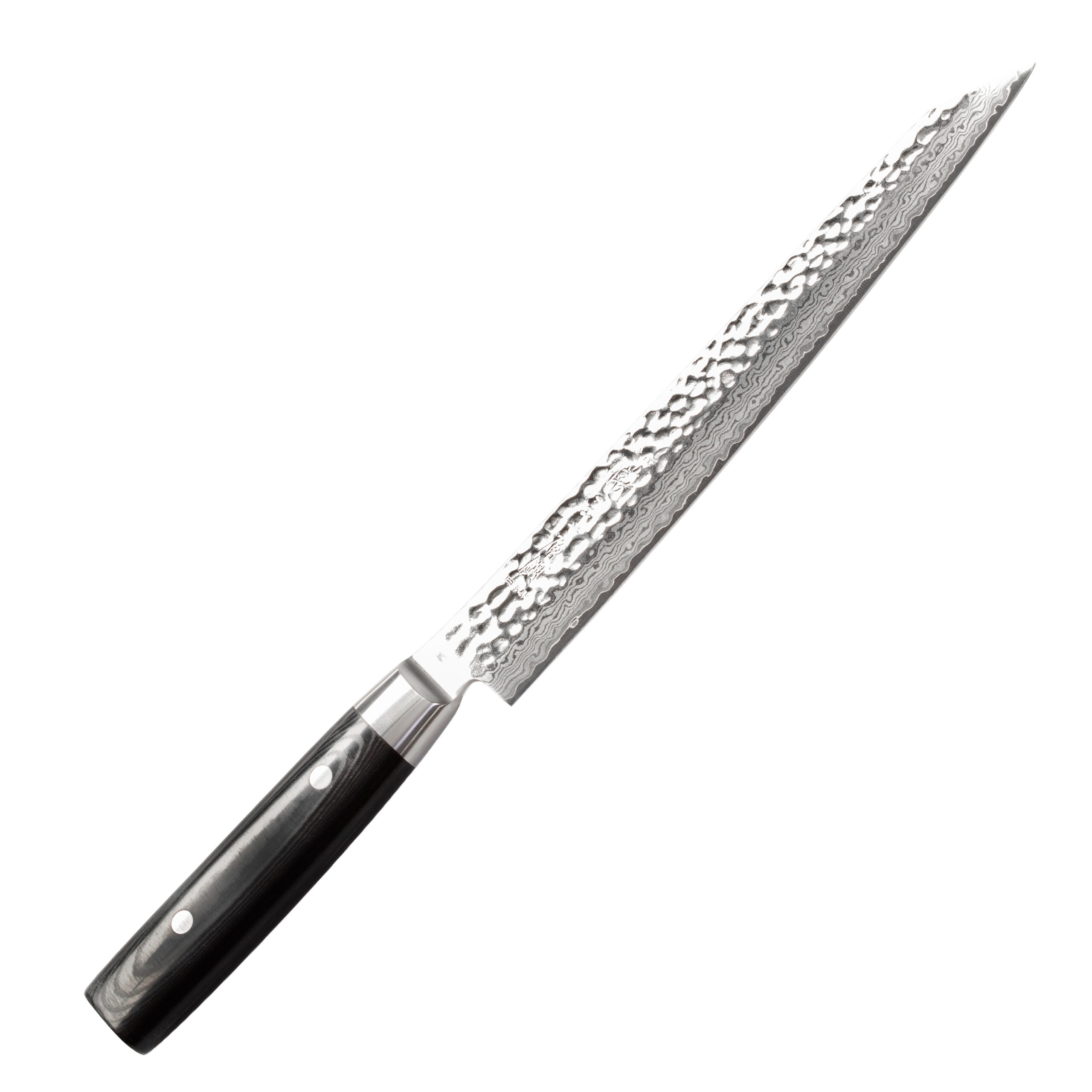 Yaxell Zen Schinkenmesser 23 cm HP-Y-35539 mit Hammerschlag Profi Kochmesser