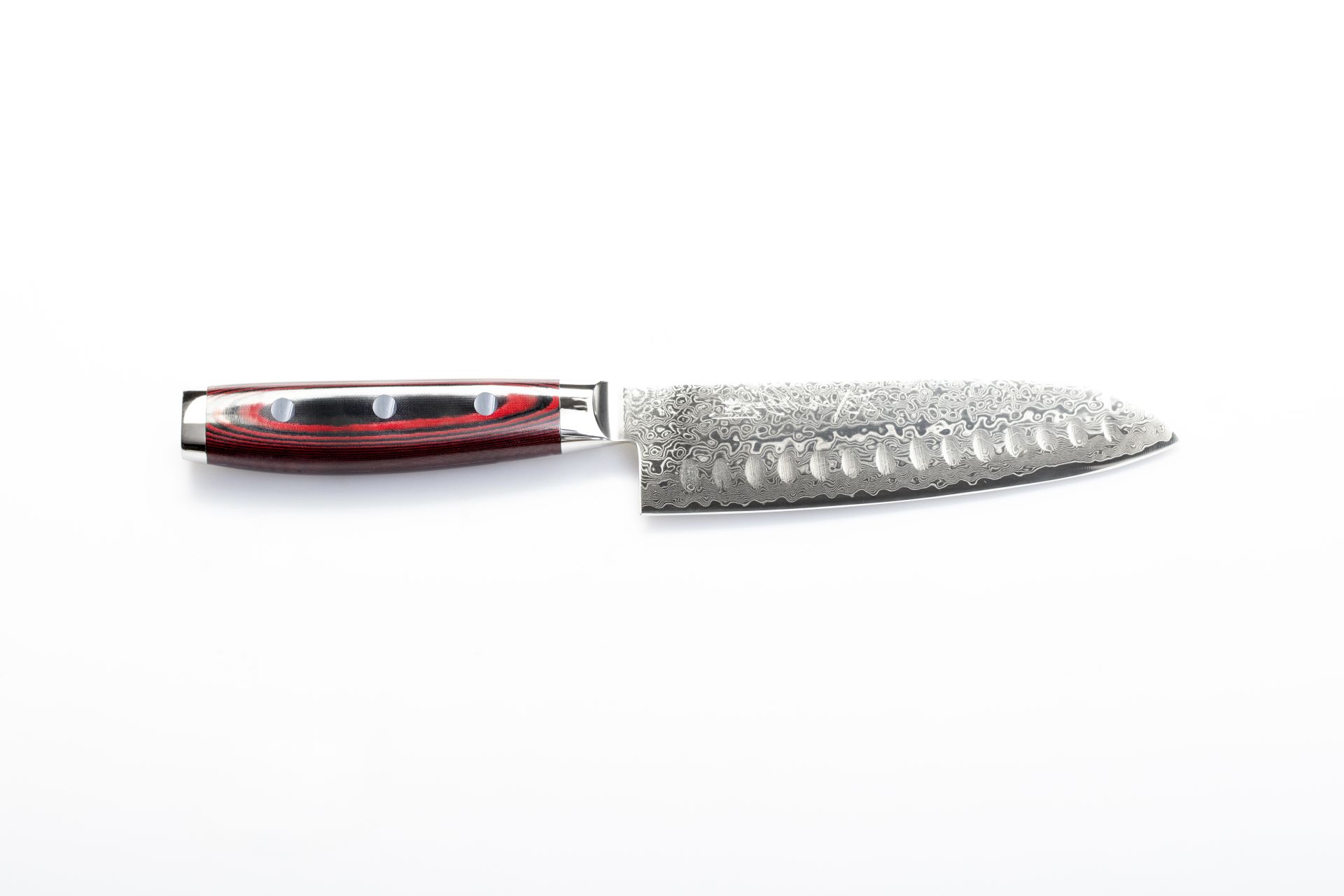 Yaxell Super Gou 161 Santoku Messer 16,5 cm mit Kulle HP-Y-37118 Profi Kochmesser – Bild 8