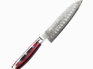 Yaxell Super Gou 161 Santoku Messer 16,5 cm mit Kulle HP-Y-37118 Profi Kochmesser