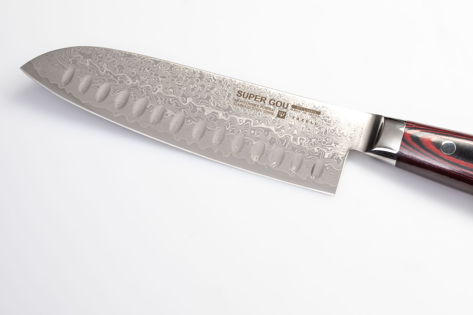 Yaxell Super Gou 161 Santoku Messer 16,5 cm mit Kulle HP-Y-37118 Profi Kochmesser – Bild 7