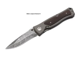 Böker Damast Taschenmesser Leopard-Damast II mit Zertifikat