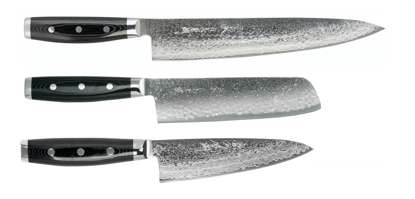 Yaxell GOU 101 Messerset 3 tlg. HP-Y-37028-2 Profi Kochmesser